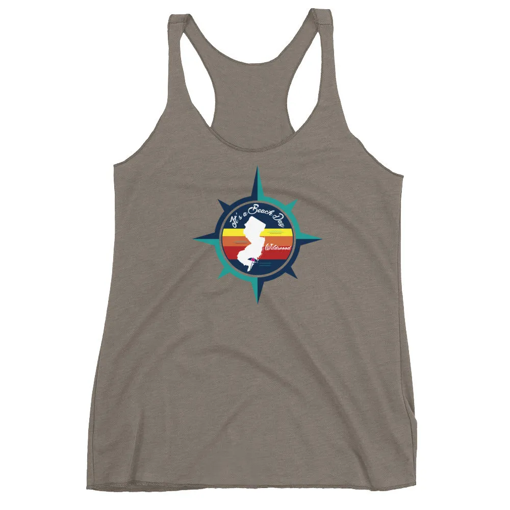 Beach Day - Wildwood Triblend Tank
