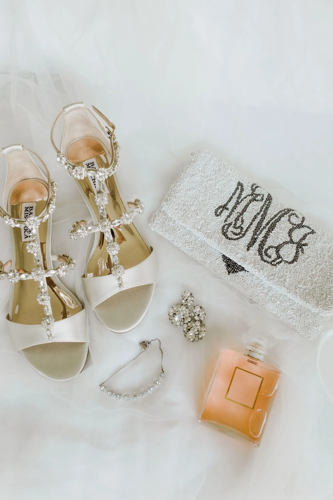 Beaded Mrs. Wedding Handbag Purse