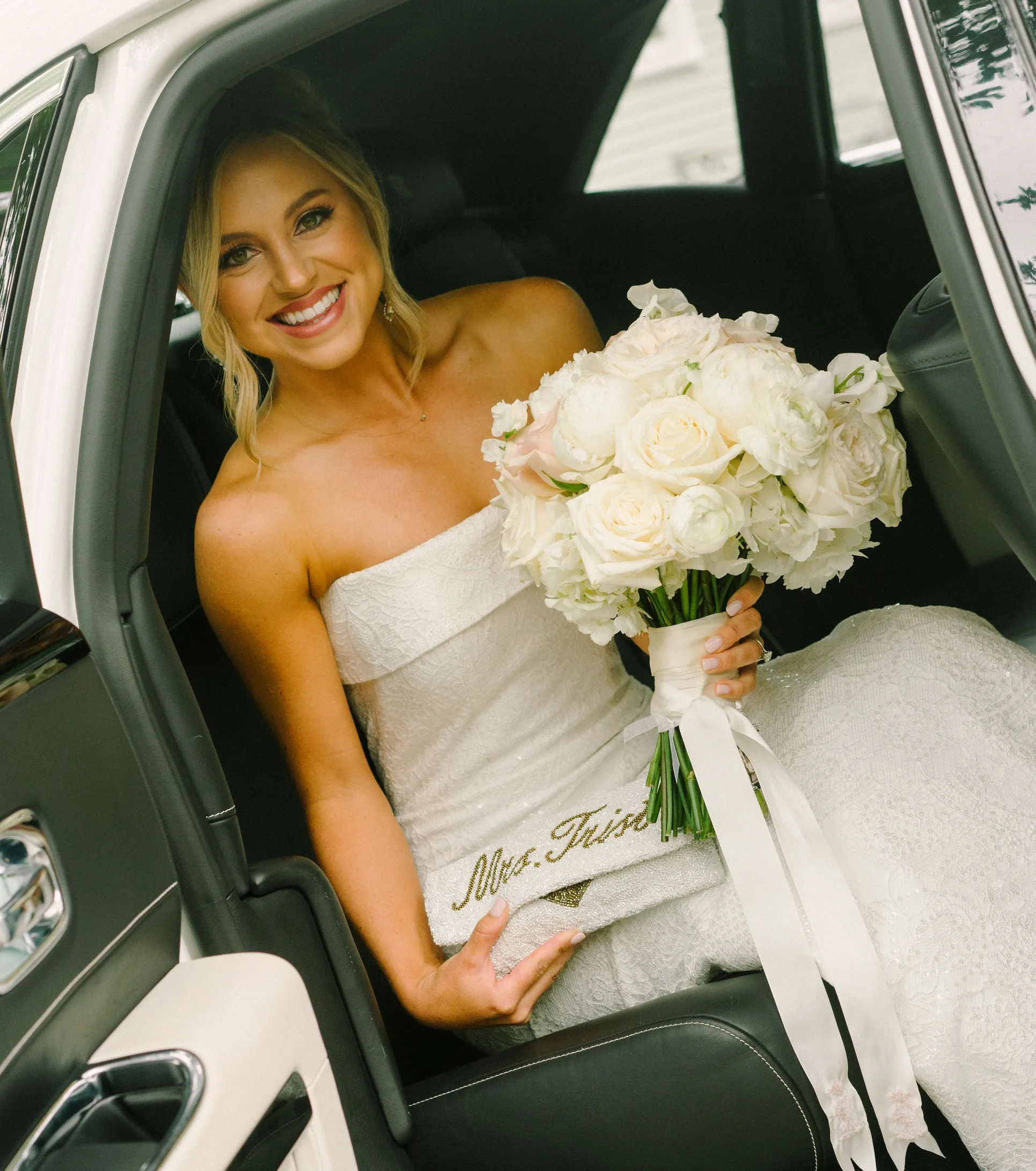 Beaded Mrs. Wedding Handbag Purse