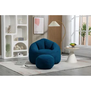 Bean Bag Sofa Chair High Pressure Foam for Adults Lazy with ded