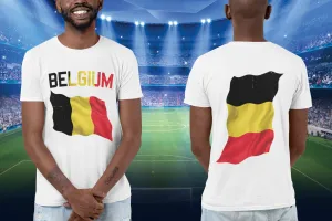 Belgium Waving Flag T-Shirt