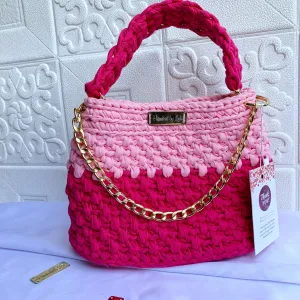 Bella crochet bag (Pink Mix)
