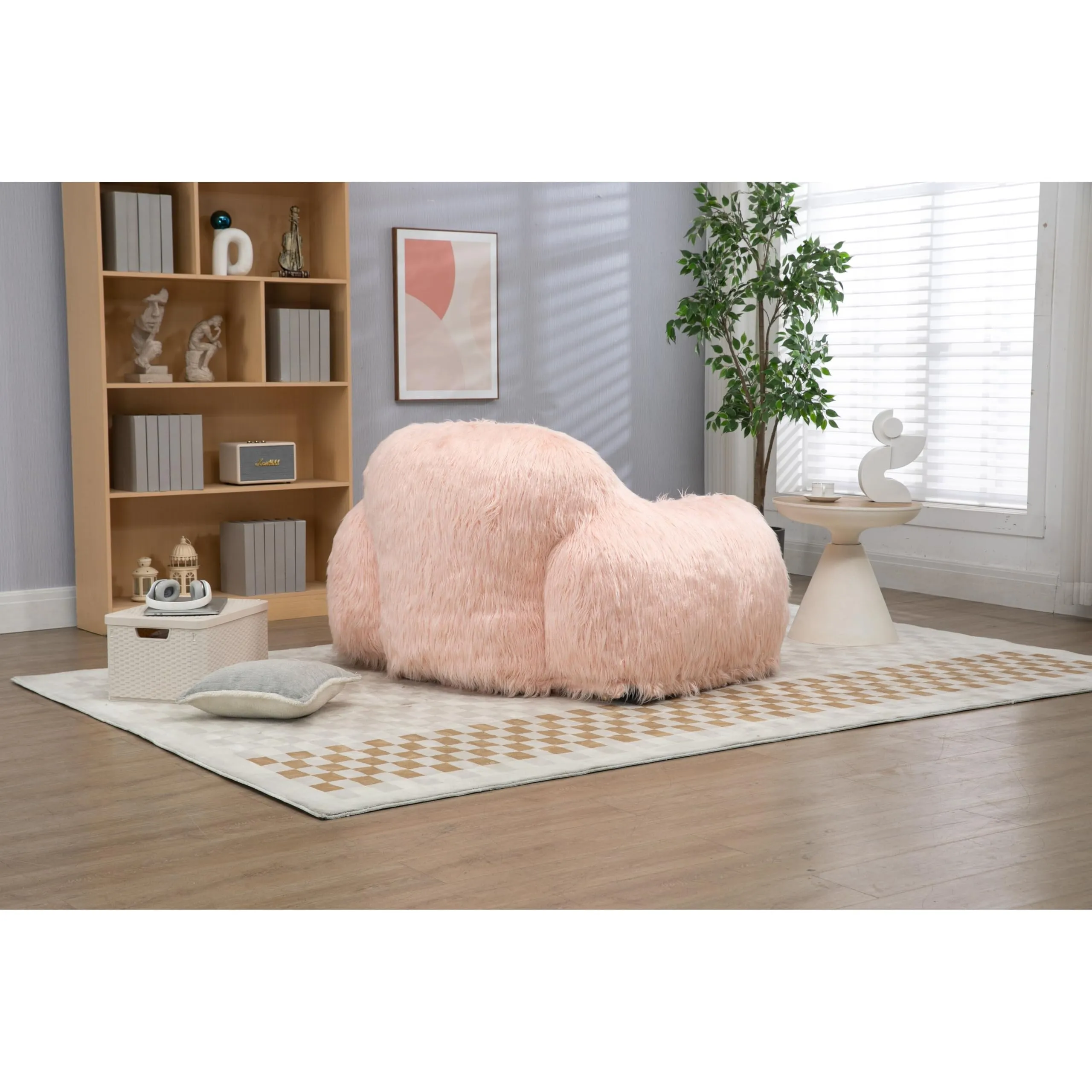 Bella Depot Bean Bag Chair Lazy Long Hair Sofa Adult Teen high