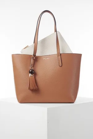 Benny Camel Tote & Canvas Pouch
