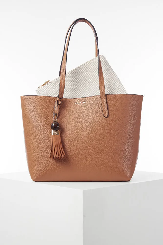 Benny Camel Tote & Canvas Pouch