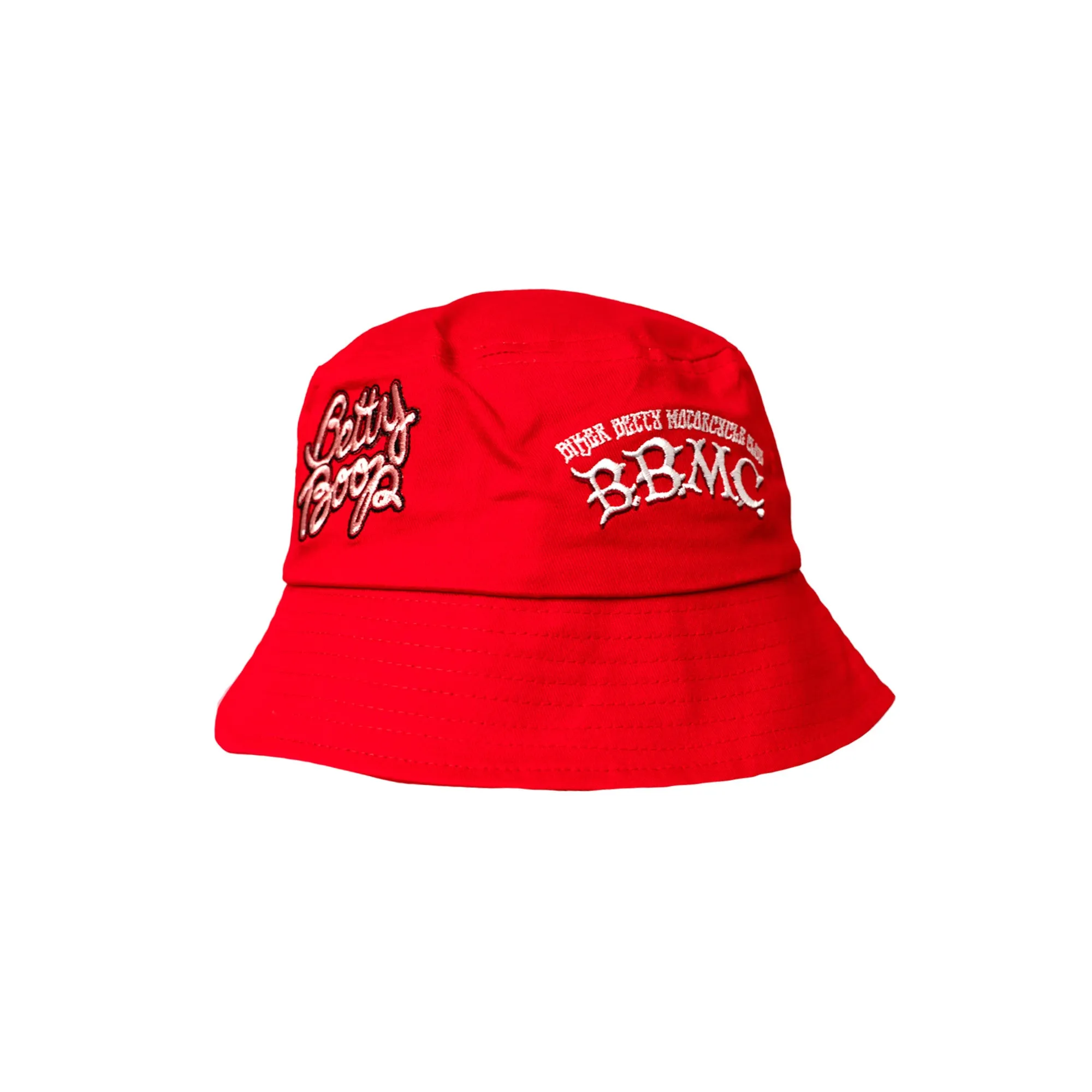 BETTY BOOP PATCHES BUCKET HAT (RED)