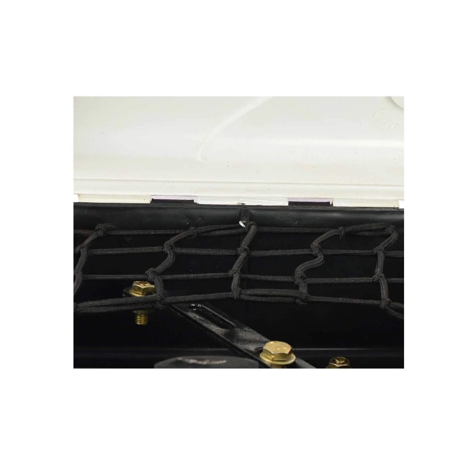 Bike Luggage Side Box Small Universal Fitment Clamp (White)