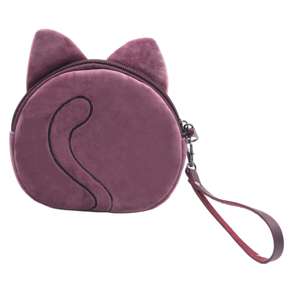 Bishoujo Senshi Sailor Moon Original Cat Luna Printed Cute Plush Coin Purse Bag