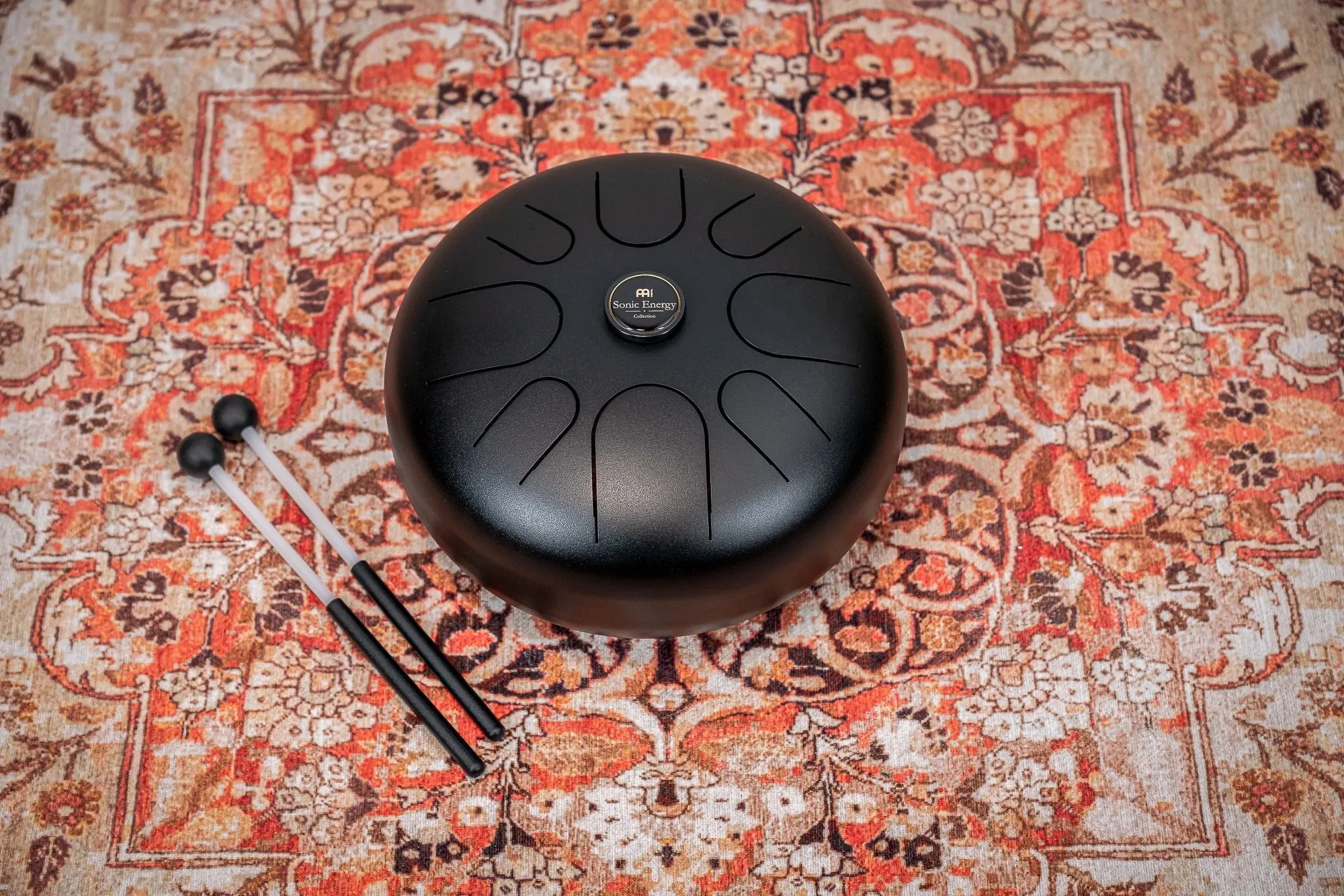 Black Steel Tongue Drum in A Akebono