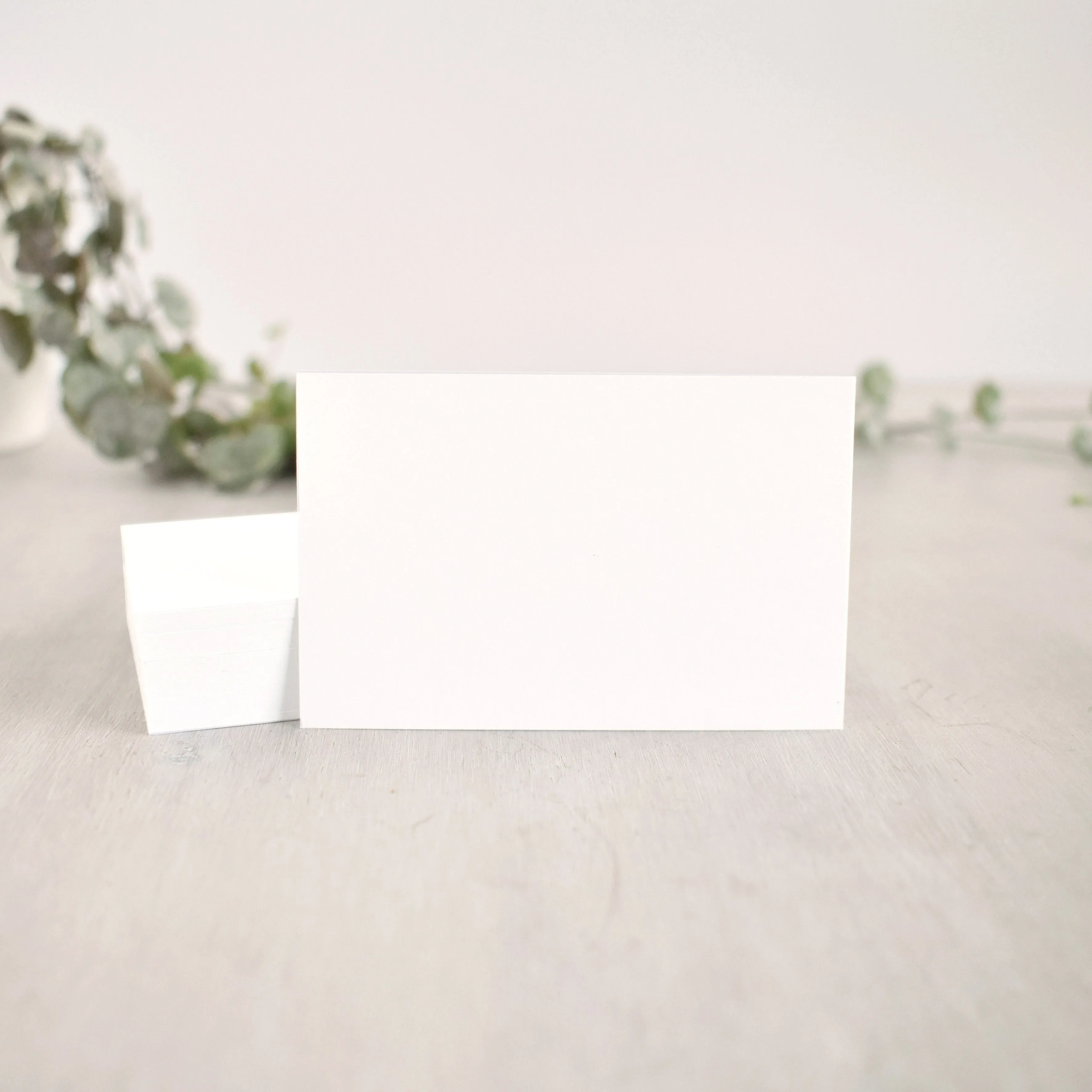 Blank White Business Cards 85 x 55mm