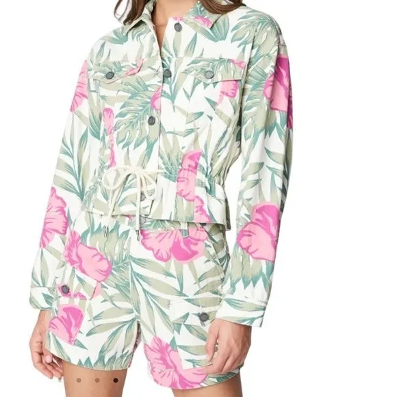 BLANKNYC BEACH BLOSSOM JACKET SIZE SMALL