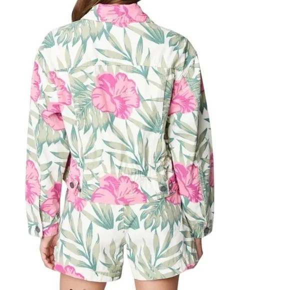 BLANKNYC BEACH BLOSSOM JACKET SIZE SMALL