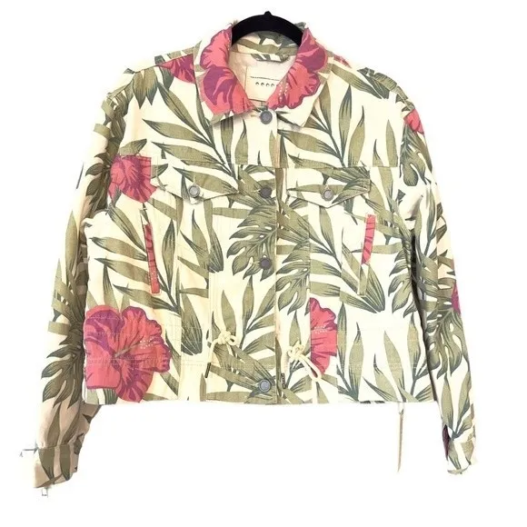 BLANKNYC BEACH BLOSSOM JACKET SIZE SMALL