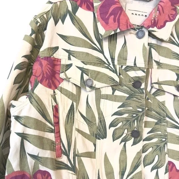 BLANKNYC BEACH BLOSSOM JACKET SIZE SMALL