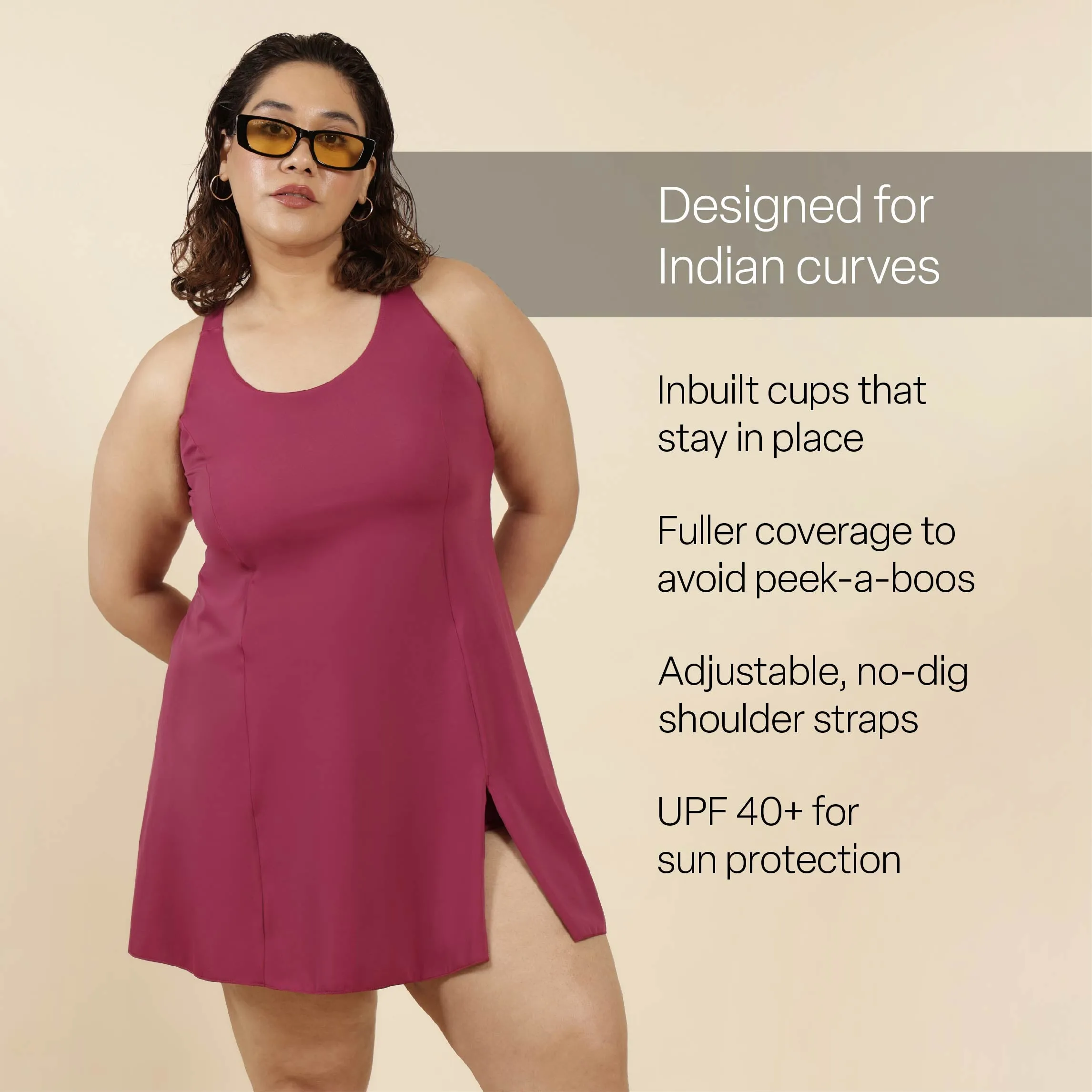 Bliss Swim Dress - Racerback