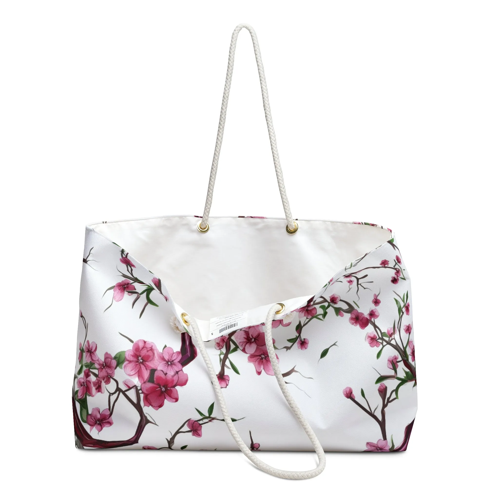 Blooming Cherry Blossom Weekender Bag | Stylish Travel Tote for Getaways