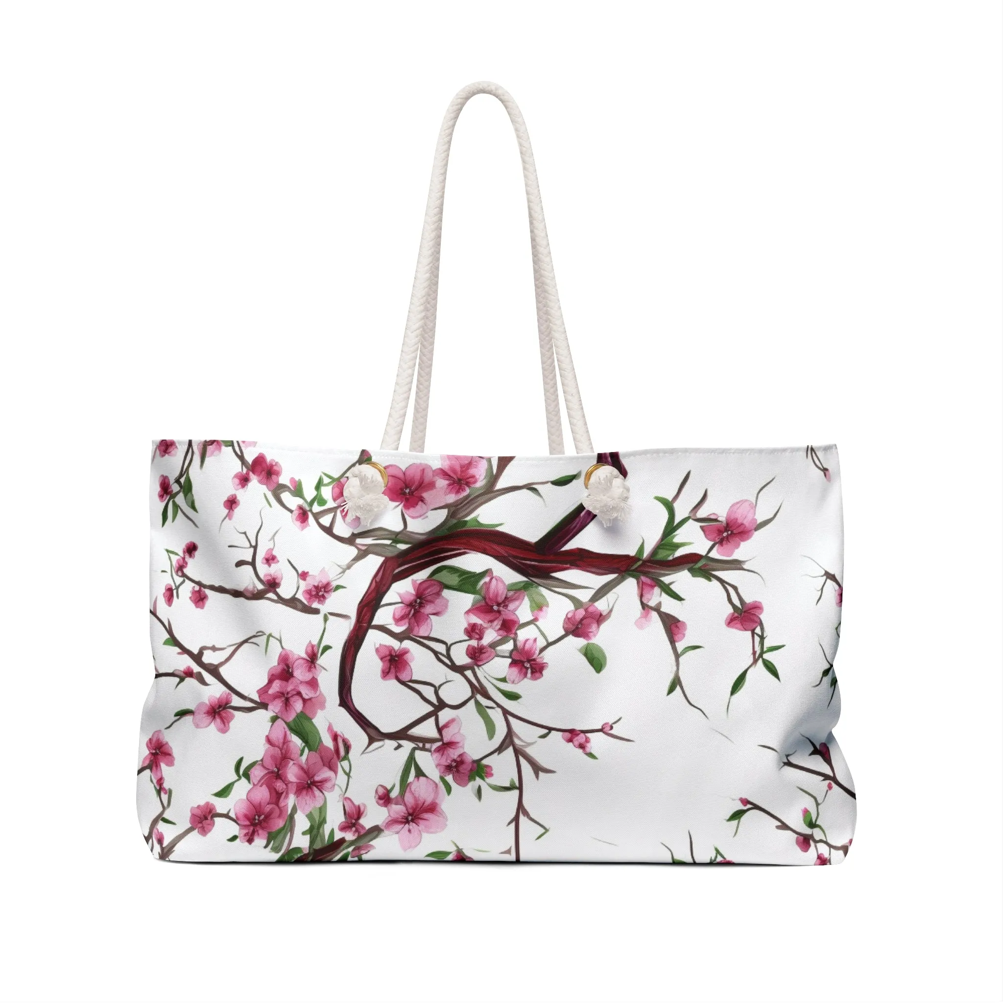 Blooming Cherry Blossom Weekender Bag | Stylish Travel Tote for Getaways