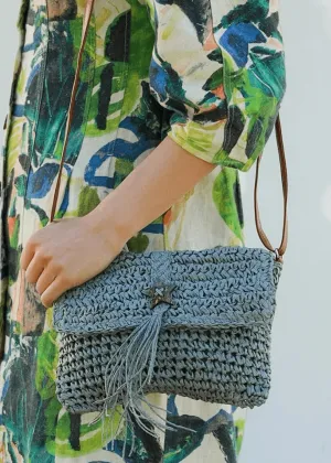 Blue Boho Handbag