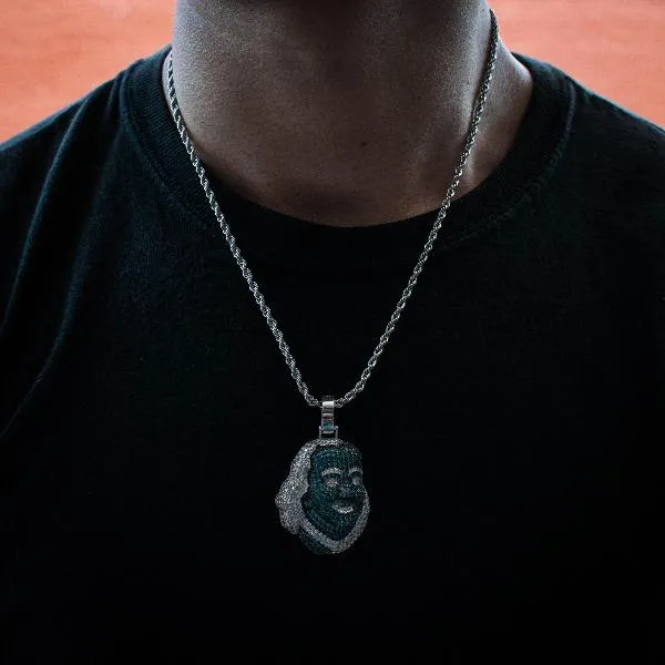 Blue Face Benjamin Necklace