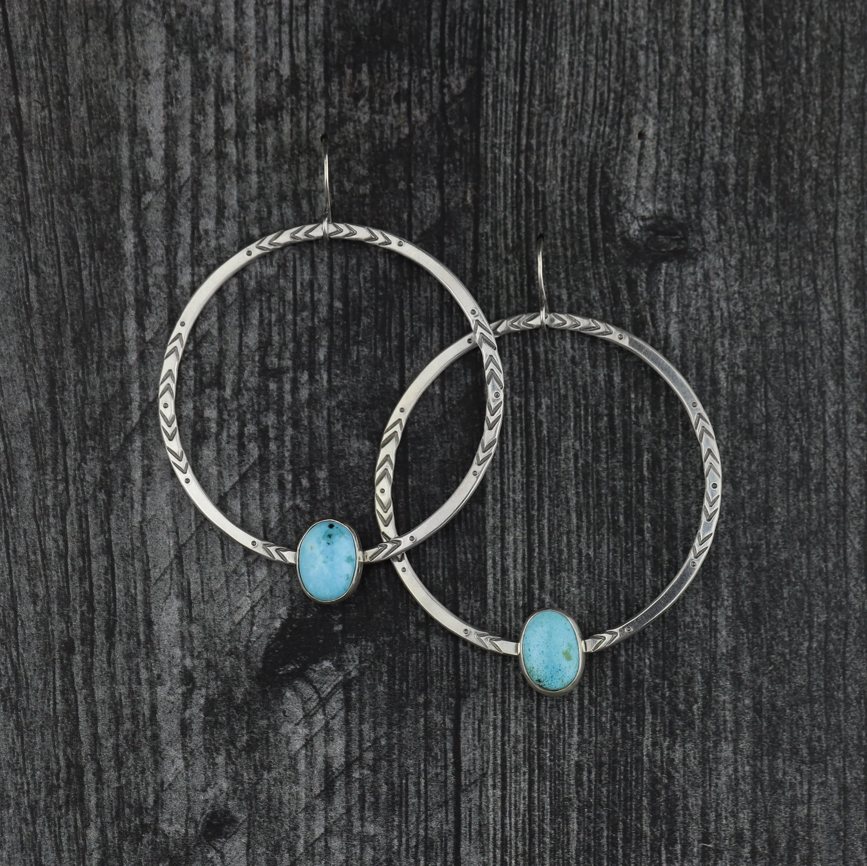 Blue Ridge Turquoise Hannah Hoop