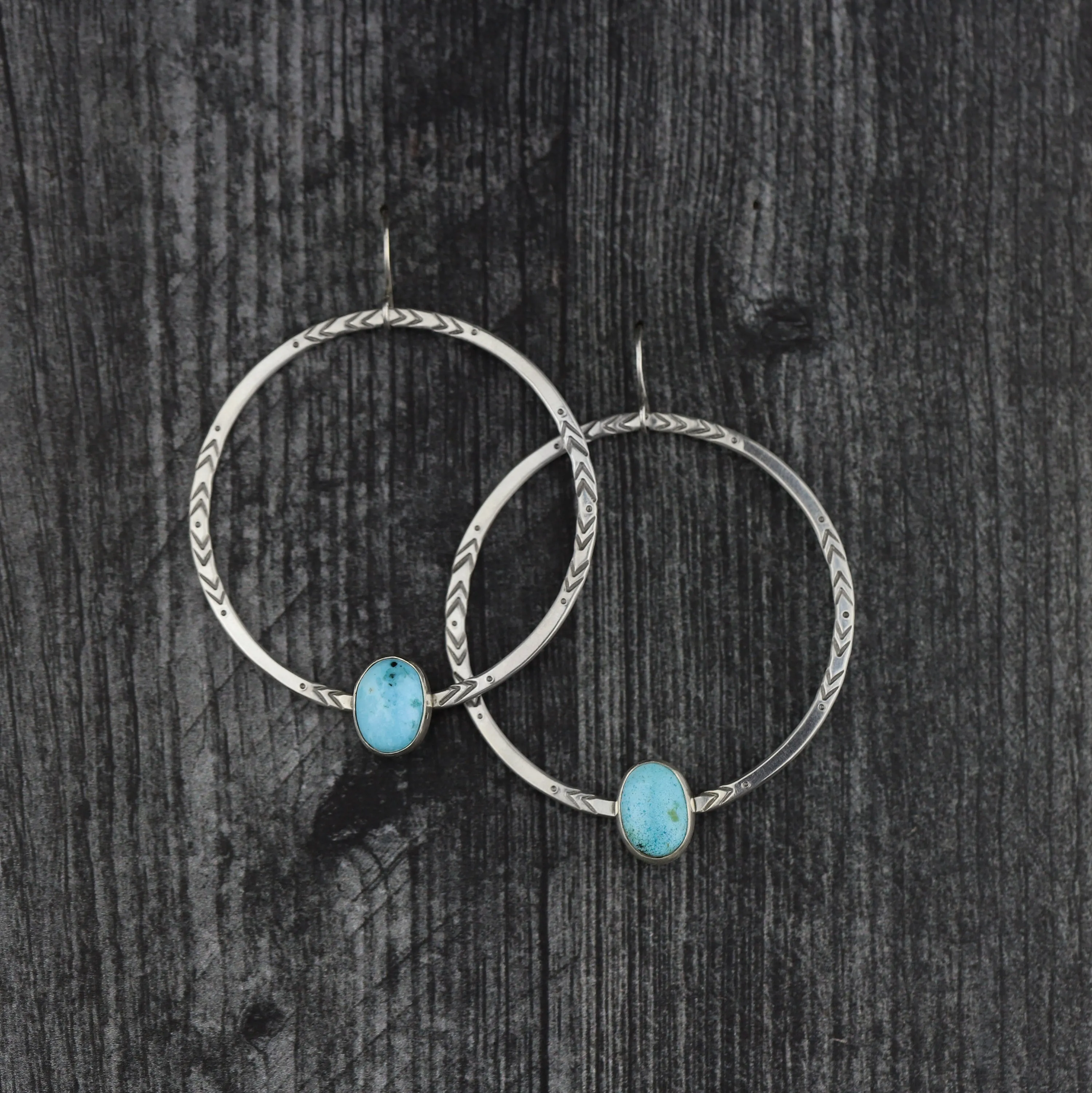 Blue Ridge Turquoise Hannah Hoop