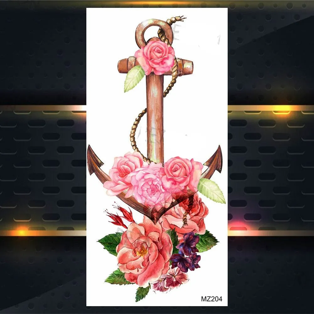 BodyChic ™ Temporary Tattoo Flower Set