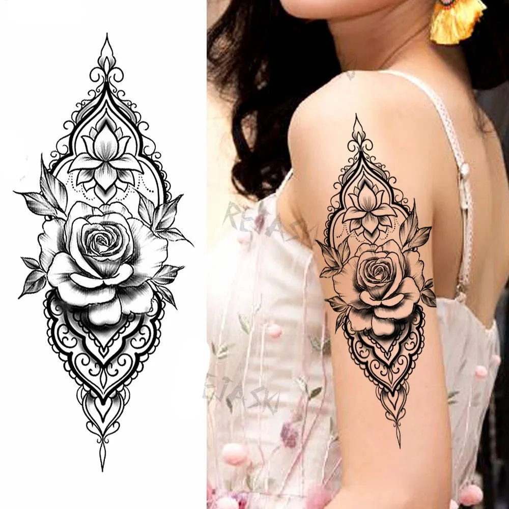 BodyChic ™ Temporary Tattoo Flower Set