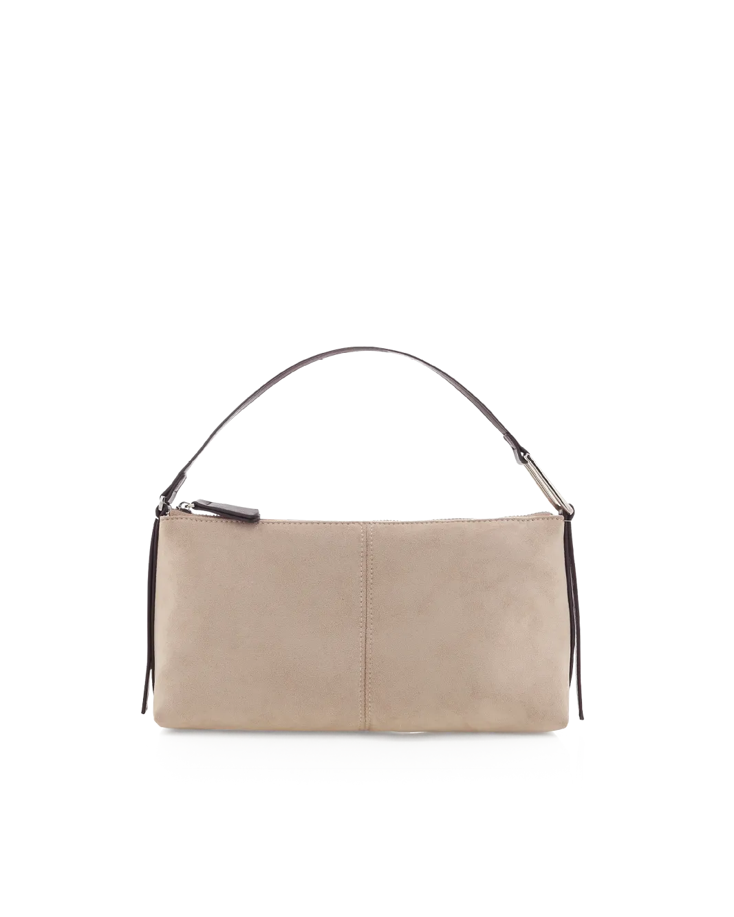 BONNIE SHOULDER BAG - LIGHT BEIGE SUEDE
