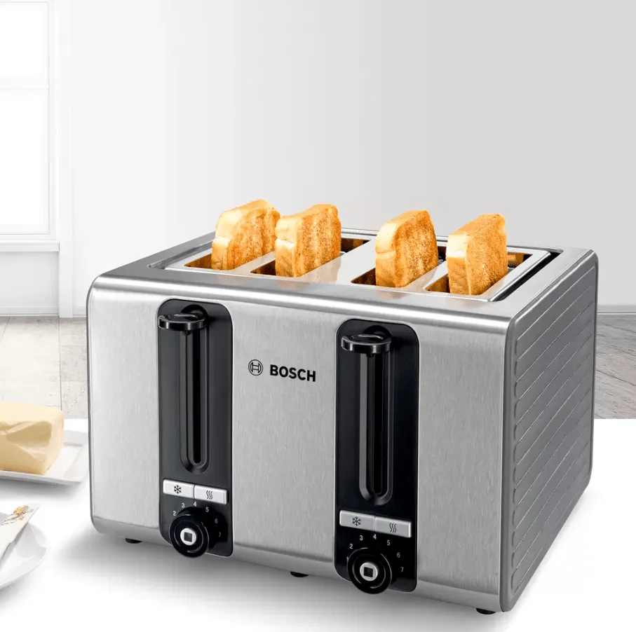 Bosch 4 Slice Toaster Graphite TAT7S45