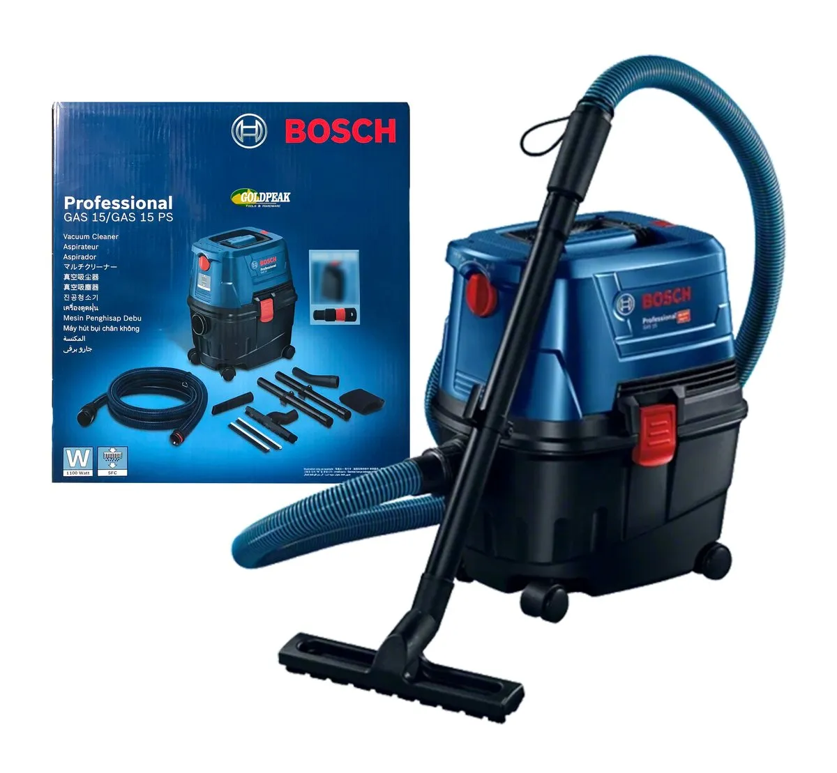 Bosch Vacuum Cleaner Bosch GAS 15 P Professional Wet/dry cleaner | Buy online