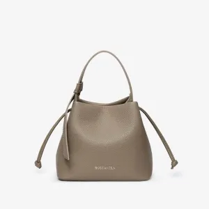 Bostanten Strawstring Bucket Bag in Camel