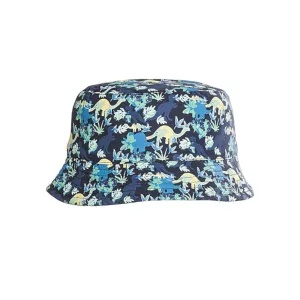 Boys Dinosaur Bucket Hat - Navy 1-2 Years