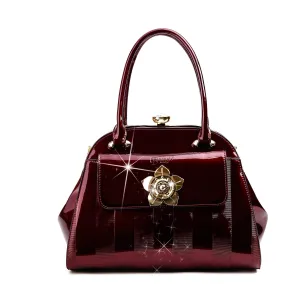 Brangio Italy Elegant Patent Handbag