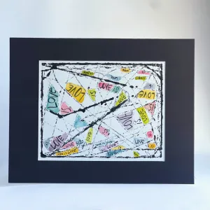 Broken Glass Watercolor Collection - love is love is love