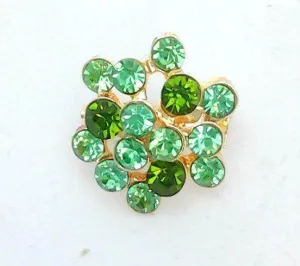 Brooch Hijab Scarf Hat Safety Pin Rhinestones 1.5-2cm