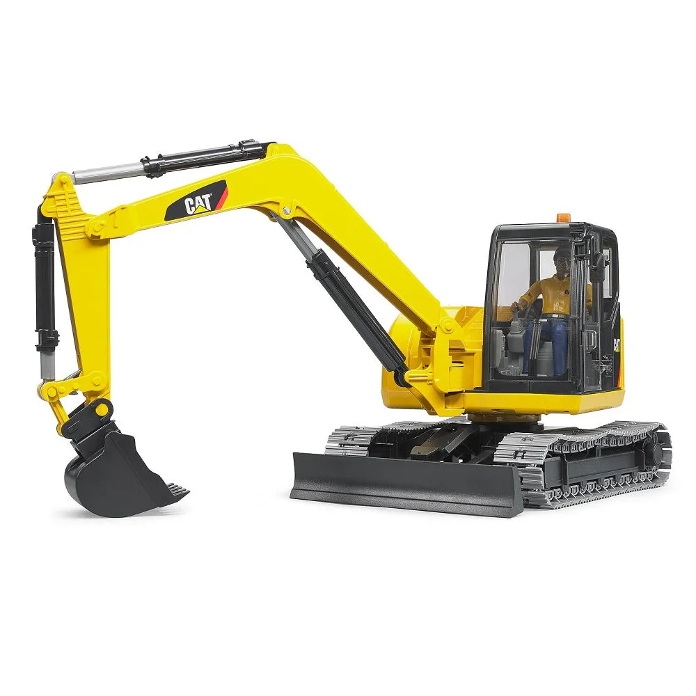 Bruder CAT Mini Excavator with Worker