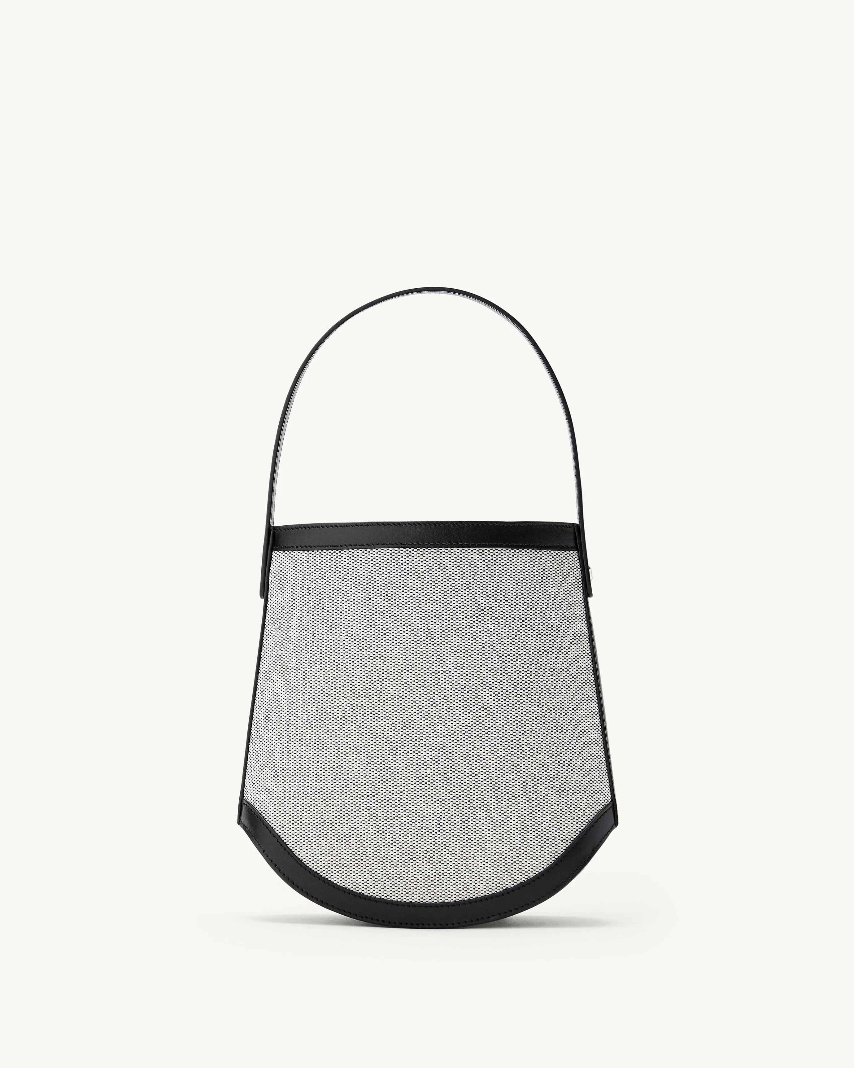 Bucket in Canvas with Black Trim