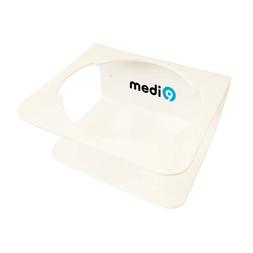 Bucket Wipe Tub Holder - Heavy Duty White PVC Material