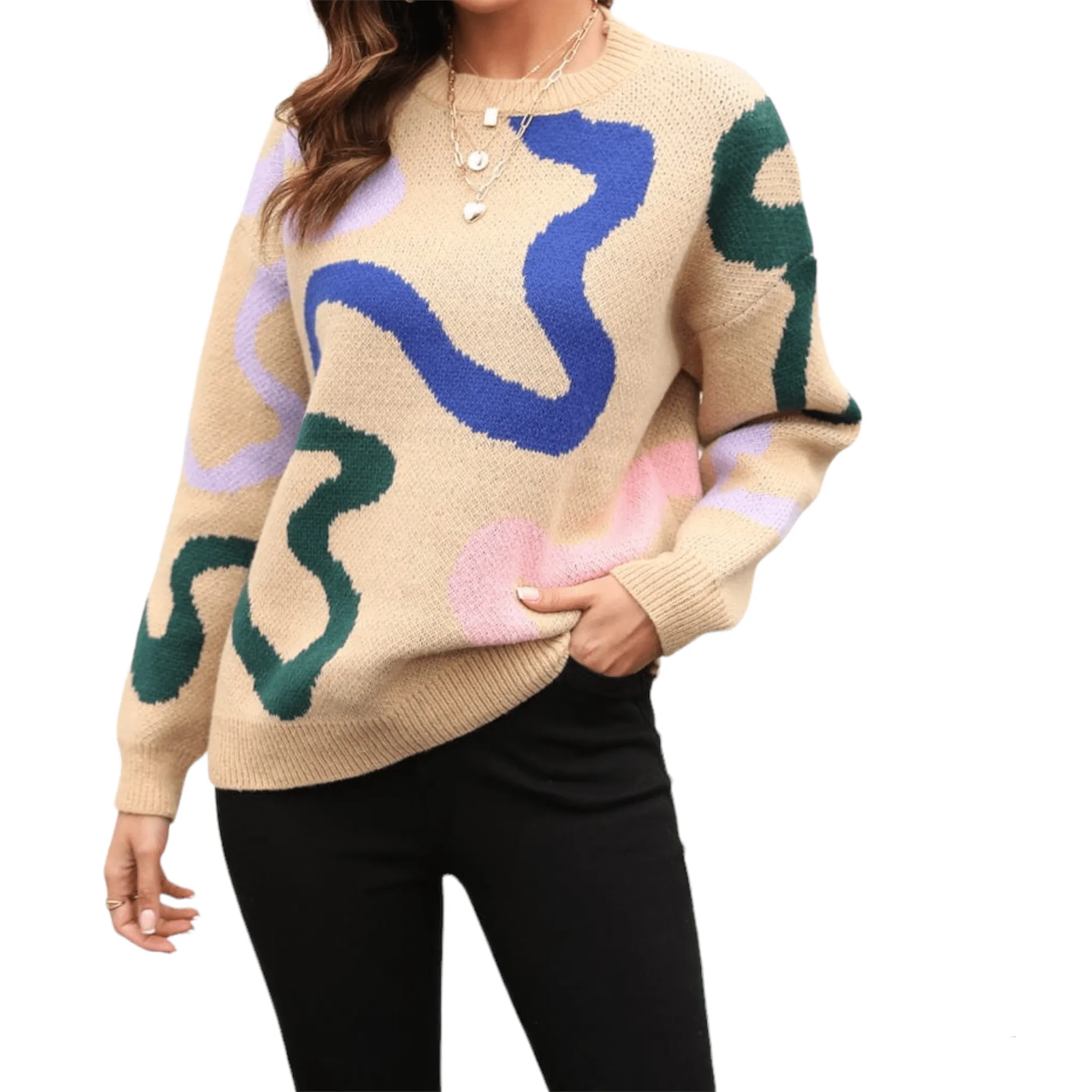 Candlelit Crispness Sweater