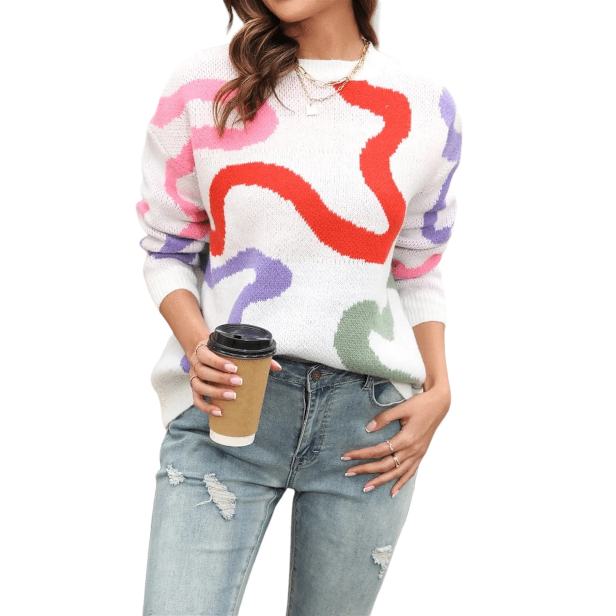 Candlelit Crispness Sweater
