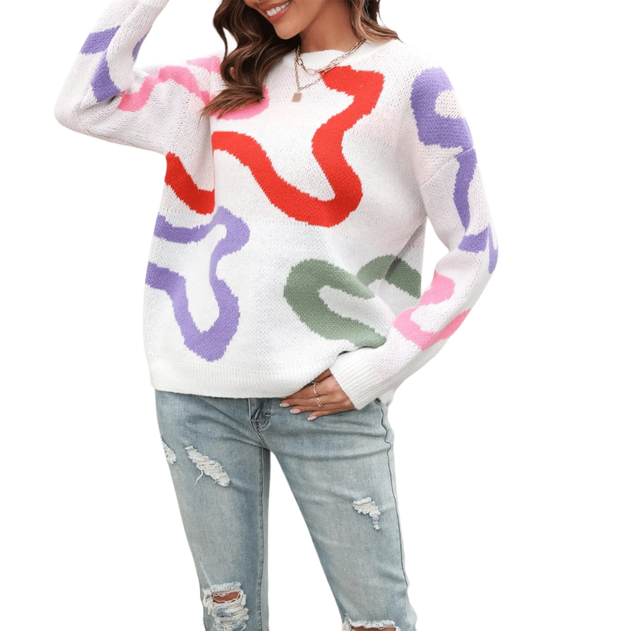 Candlelit Crispness Sweater