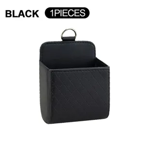 Car Auto Seat Back Interior Air Vent Cell Phone Holder Pouch Bag Box Tidy Storage Coin Bag Case Organizer with Hook, Custom fit for Jaguar