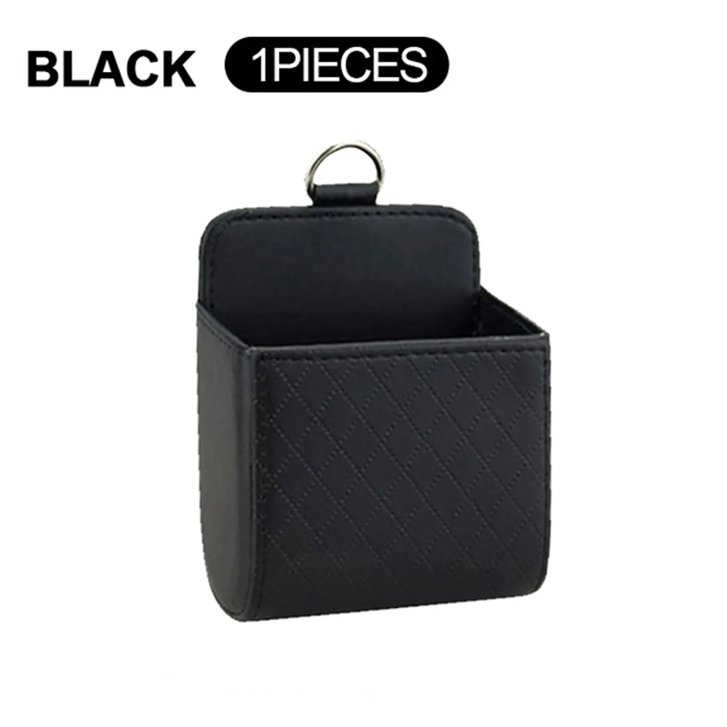 Car Auto Seat Back Interior Air Vent Cell Phone Holder Pouch Bag Box Tidy Storage Coin Bag Case Organizer with Hook, Custom fit for Jaguar