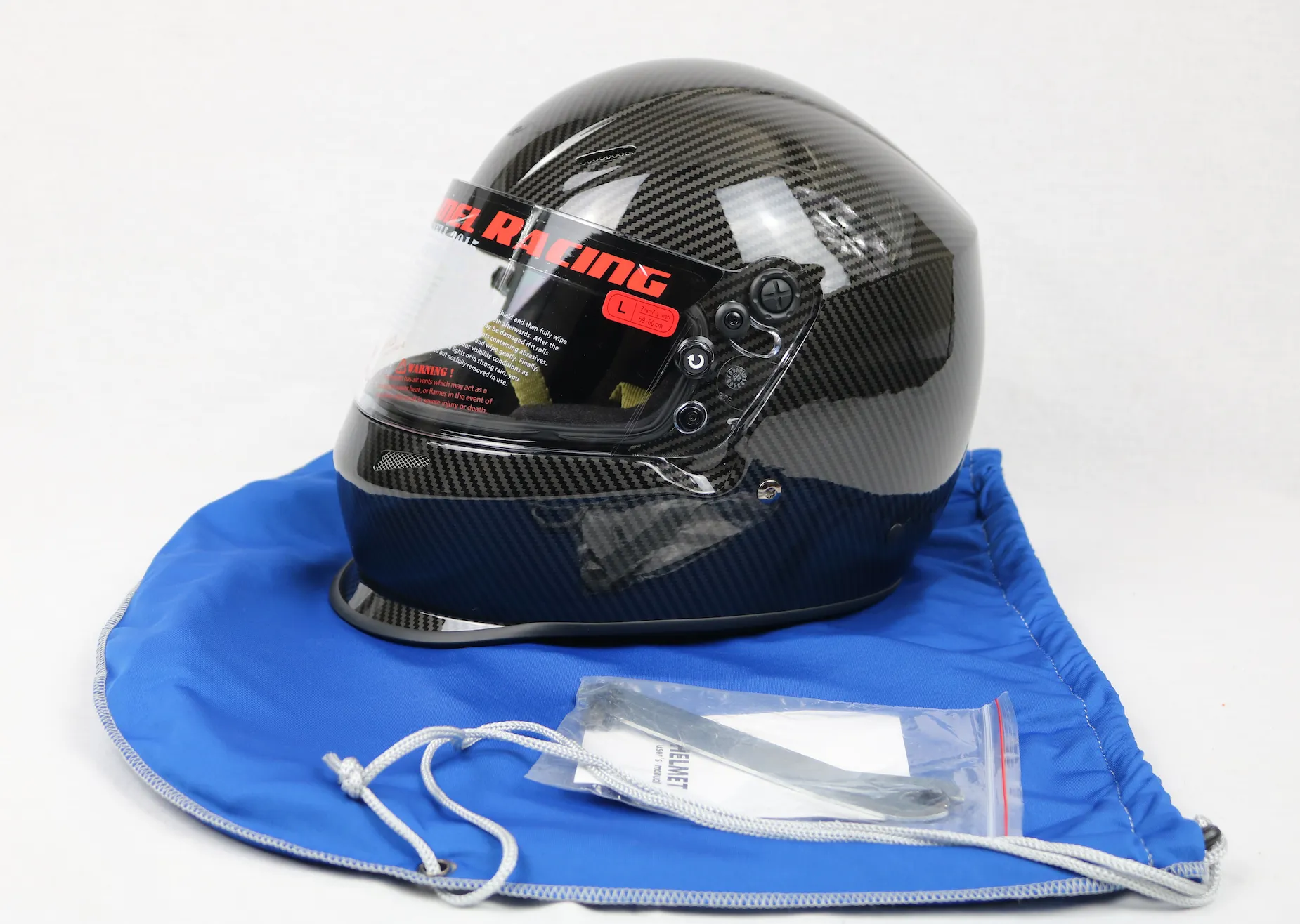 Carbon Graphic Helmet SNELL2015 Approved