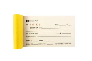 Carbonless Official Receipt 3.3x5.7in | 100Pads