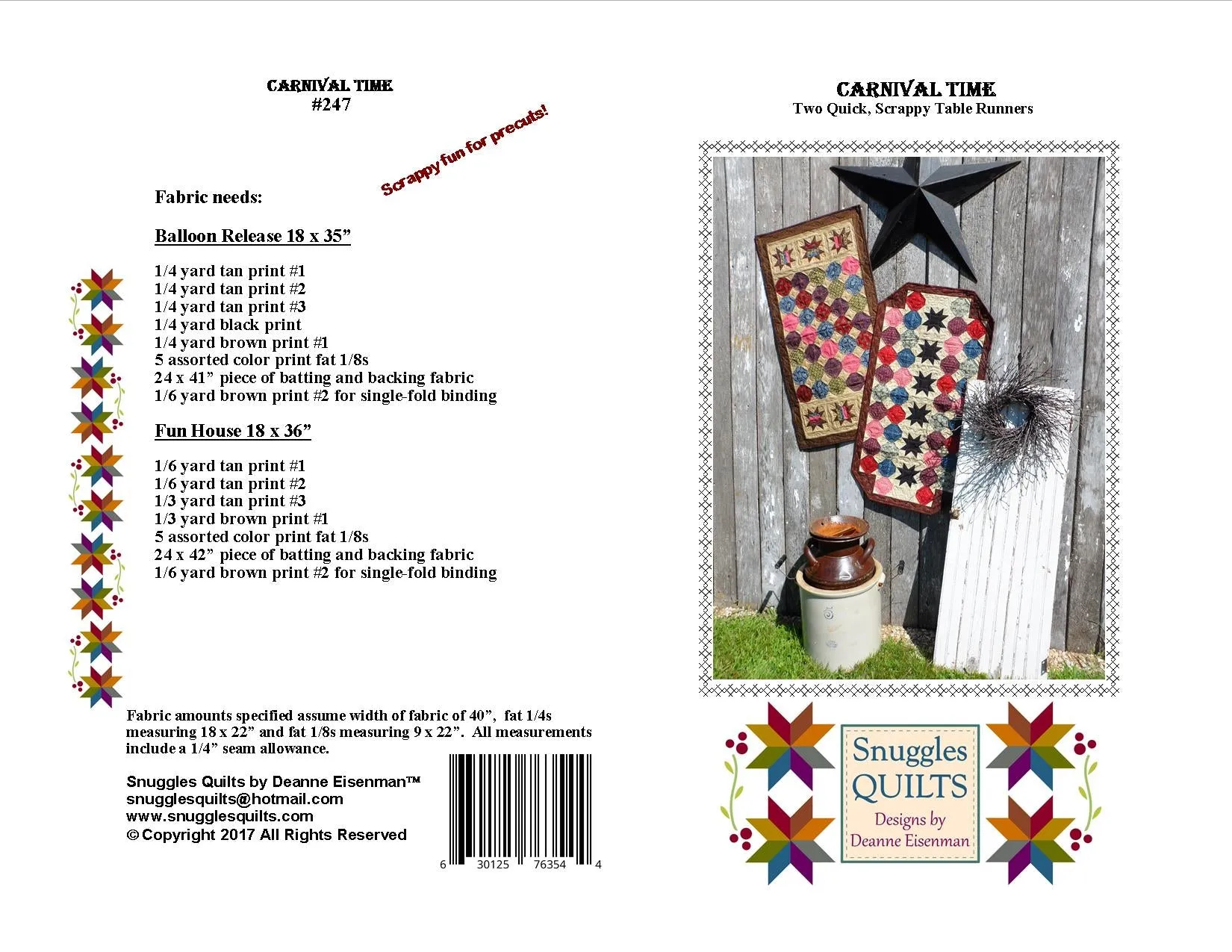 Carnival Time Quilt Pattern