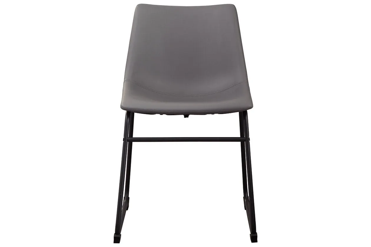 Cece Gray Dining Upholstered Side Chairs (Set of 2)