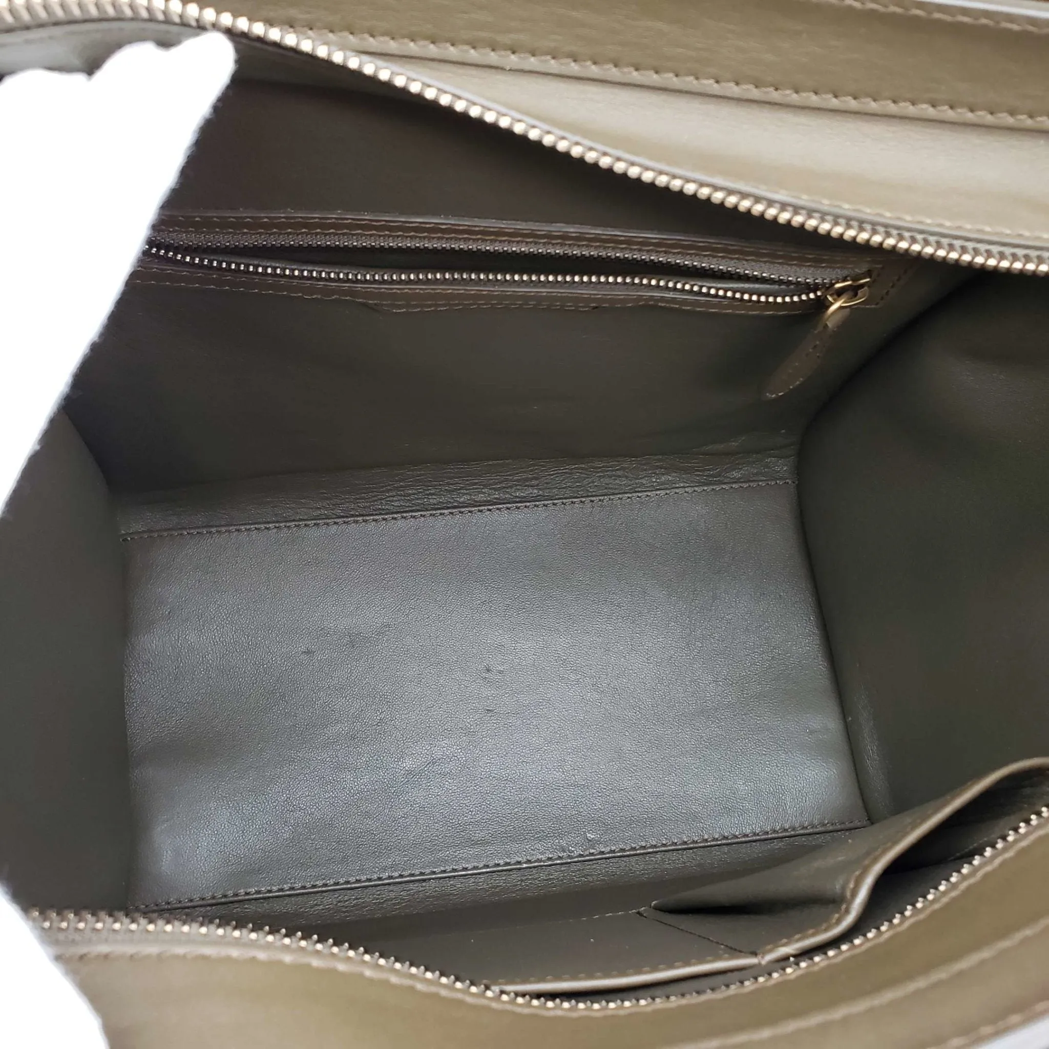 CELINE Micro Luggage Calfskin Hand Bag
