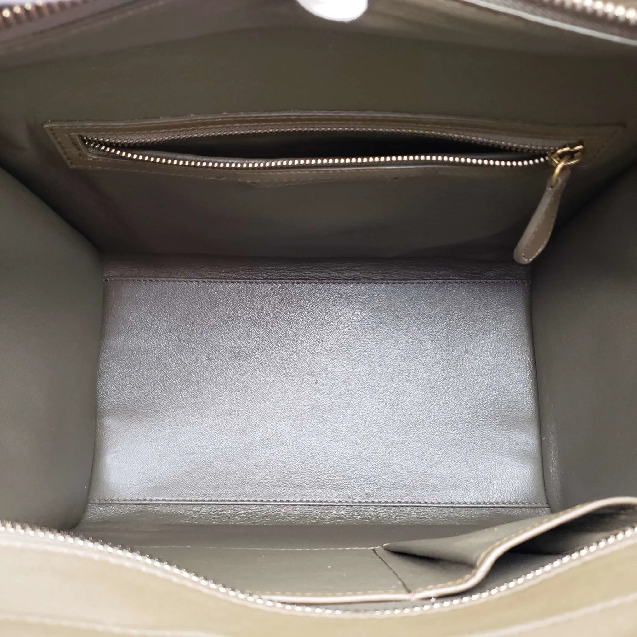CELINE Micro Luggage Calfskin Hand Bag