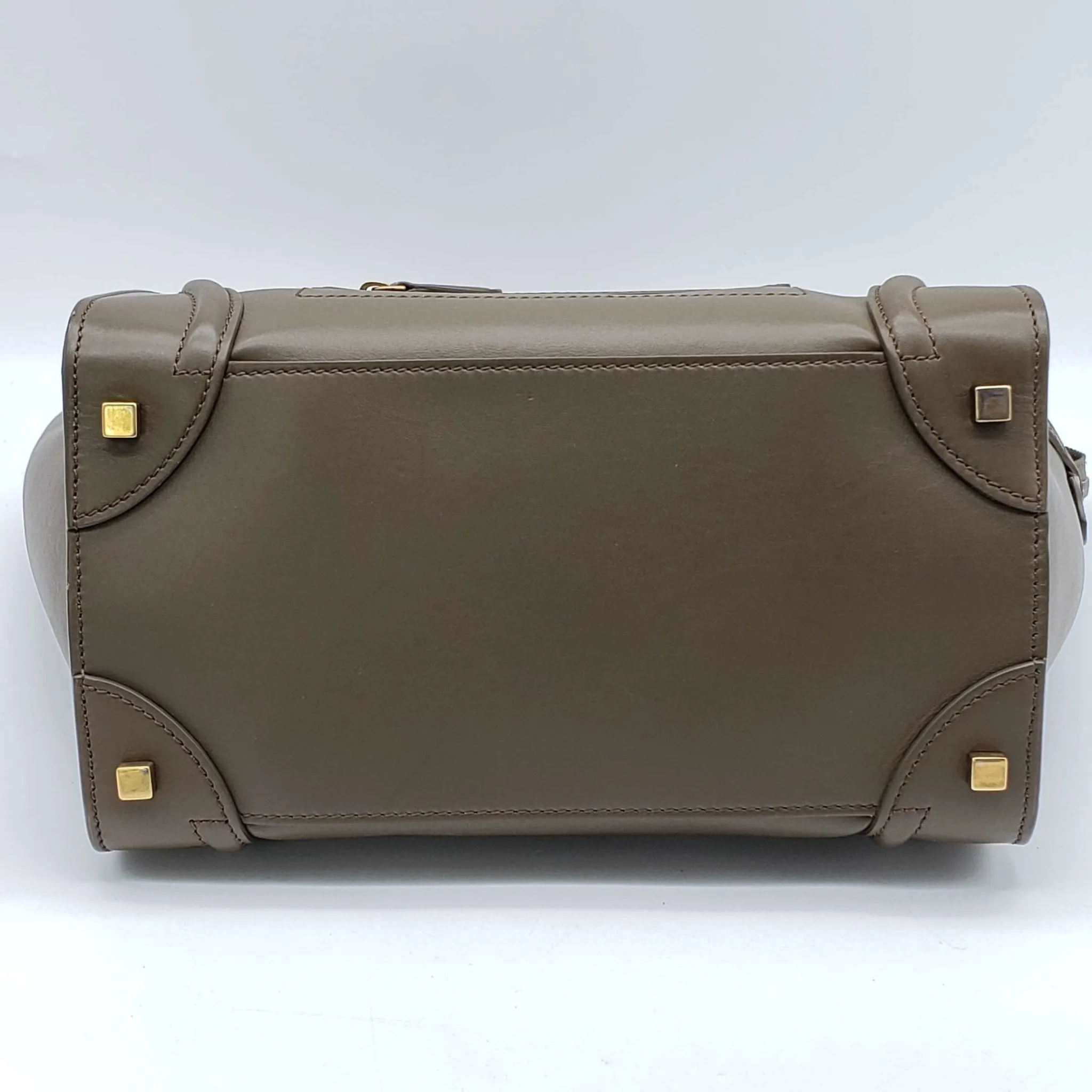 CELINE Micro Luggage Calfskin Hand Bag